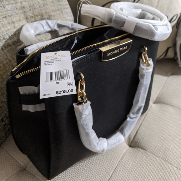 NWT MICHAEL Michael Kors Large Rochelle Satchel - Picture 2 of 4